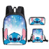 Stitch Schoolbag stitch cartoon backpack shoulder bag pencil case set