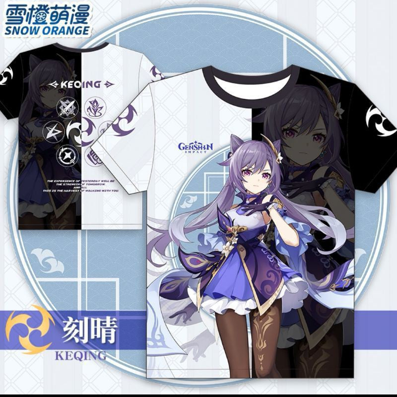 Genshin Impact unisex 3d printed t shirt