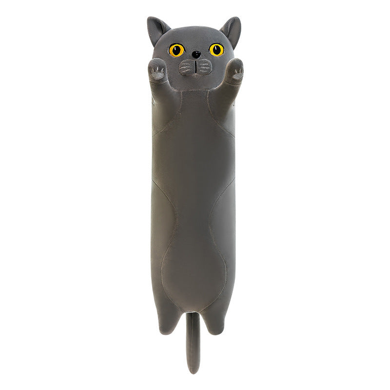 Cat doll cute accompany doll cat long sleeping pillow Cat Island leg-supporting plush toy female