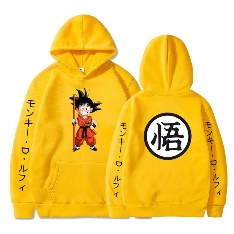 Dragon Ball Z Goku Printed Hoodie Sweatshirt Pullover