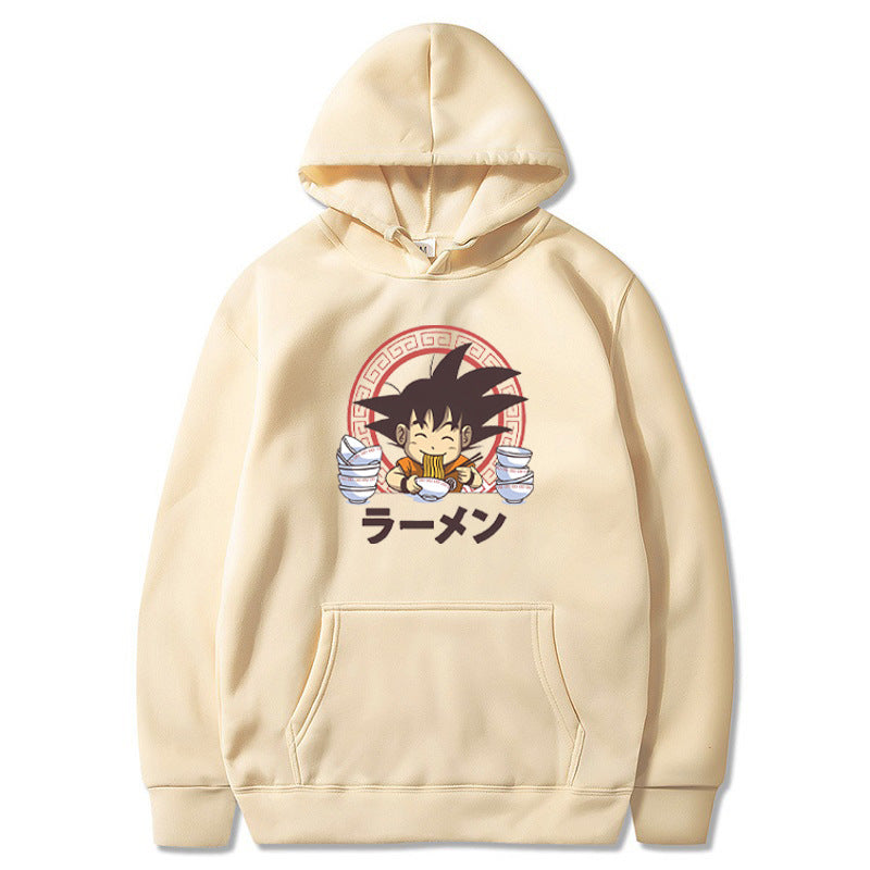 Dragon Ball Print Anime Pullover Sweater Hoodie