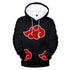 Naruto 3D Hoodie Sweatshirt Jacket Pullover