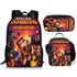 Minecraft schoolbag three-piece set lunch bag pencil case backpack set