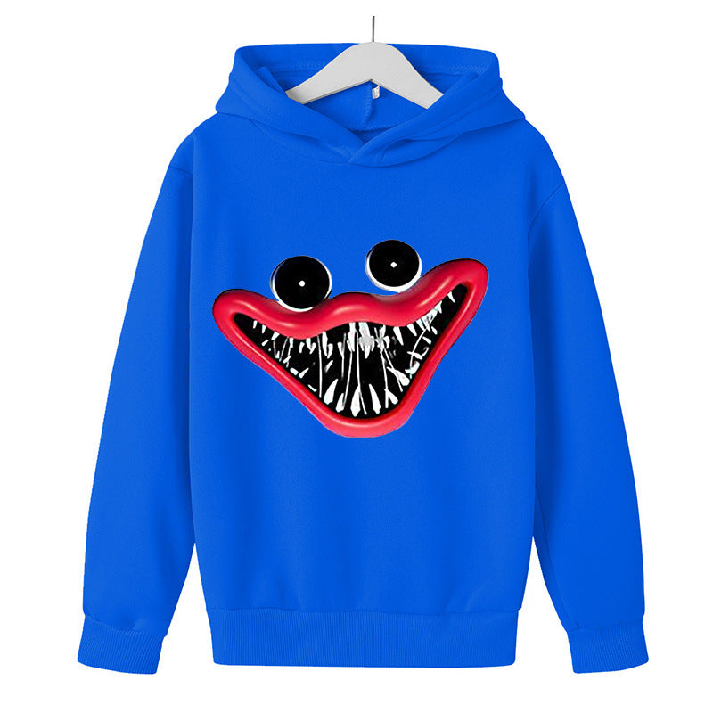 Poppy Playtime Bobby's Game Time Cartoon Printed Hoodie Sweatshirt Pullover