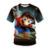 Super Mario Printed T Shirt Unisex 3d T-shirt