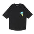 Palm Angel Gradient Letters Coconut Tree Printed  T Shirt