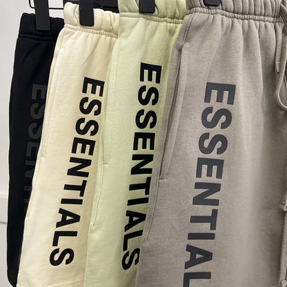 Essentials Shorts Fear Of God Drawstring Silicone Letter Cotton Short Pants - product image 3