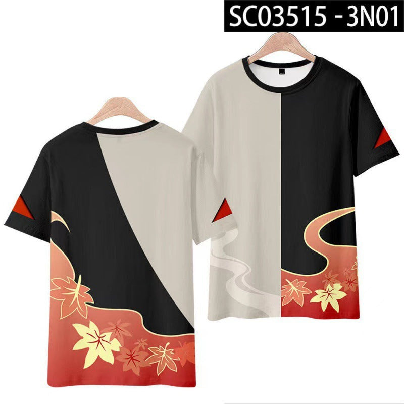Genshin Impact T Shirt Unisex 3d Printed T-shirt