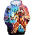 Cross-border goods Dragon Ball series 3DDigital printing Sports hoodiecosplayAnime peripheral