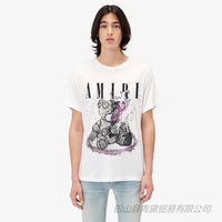 Amiri Teddy Bear 220g T Shirt Cotton Printed T-shirt