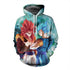 Dragon Ball Saiyan Cartoon  3d Printed Novelty Hoodie Sweatshirt Pullover