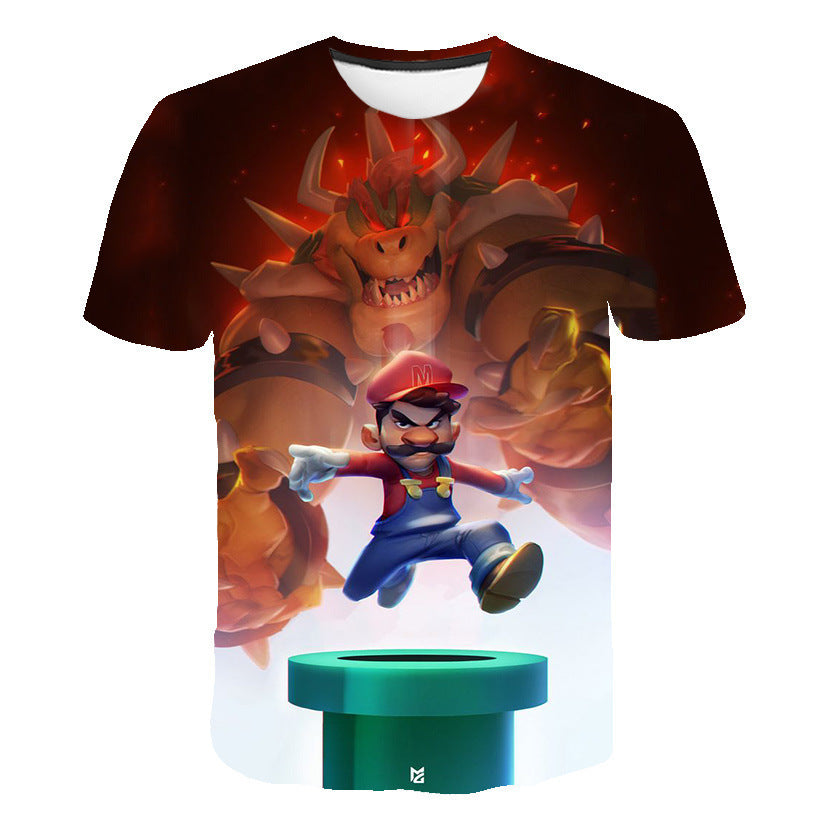 Super Mario 3d Printed T Shirt Unisex T-shirt