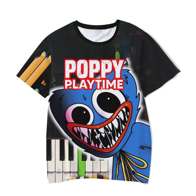Poppy Playtime 3D Children's Clothing Short Sleeve For Adult T-Shirt Bobbi's Game Time T-Shirt - product image 99