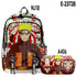 Naruto 3d backpack pencil case set