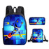 Sonic Schoolbag backpack lunch box pencil cases set