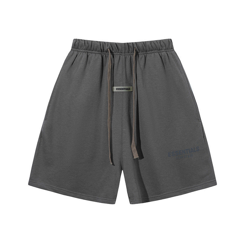 Essentials Reflective Shorts Male Fifth Pants High Street Loose Unisex Short Trousers
