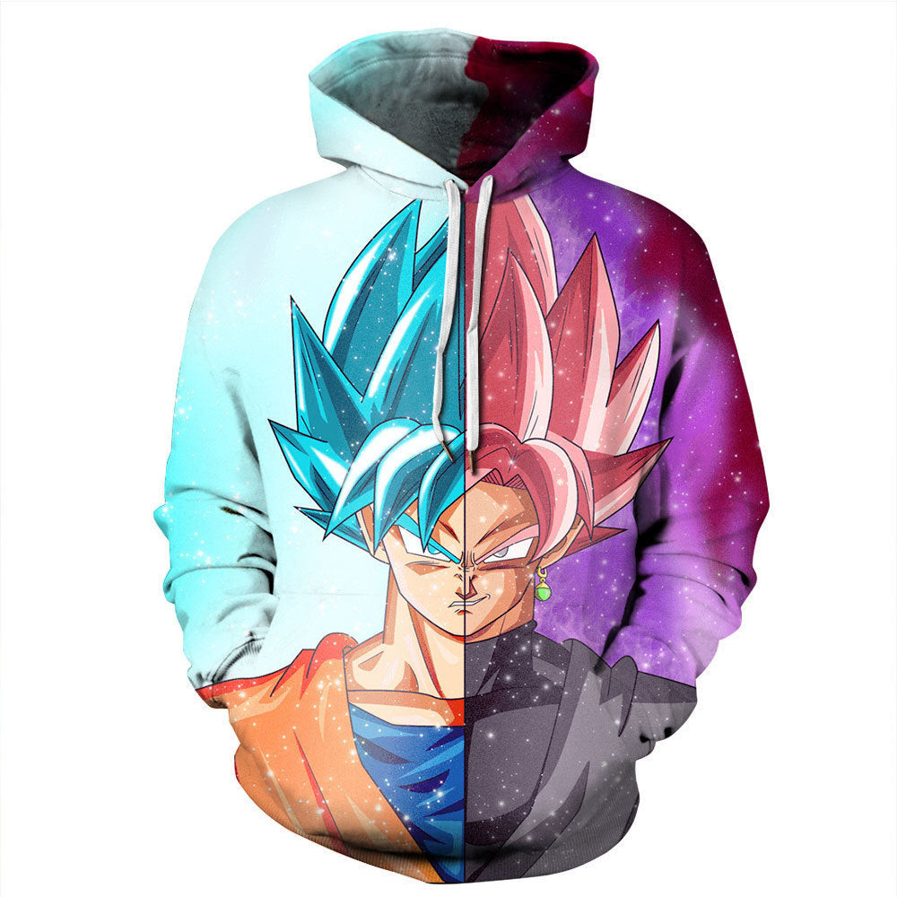 Cross-border goods Dragon Ball series 3DDigital printing Sports hoodiecosplayAnime peripheral