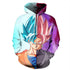 Cross-border goods Dragon Ball series 3DDigital printing Sports hoodiecosplayAnime peripheral