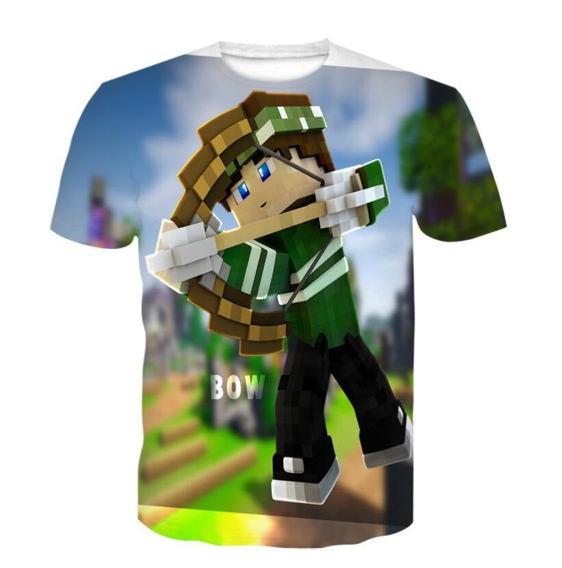 3d Printed Minecraft T Shirt Unixed T-shirt