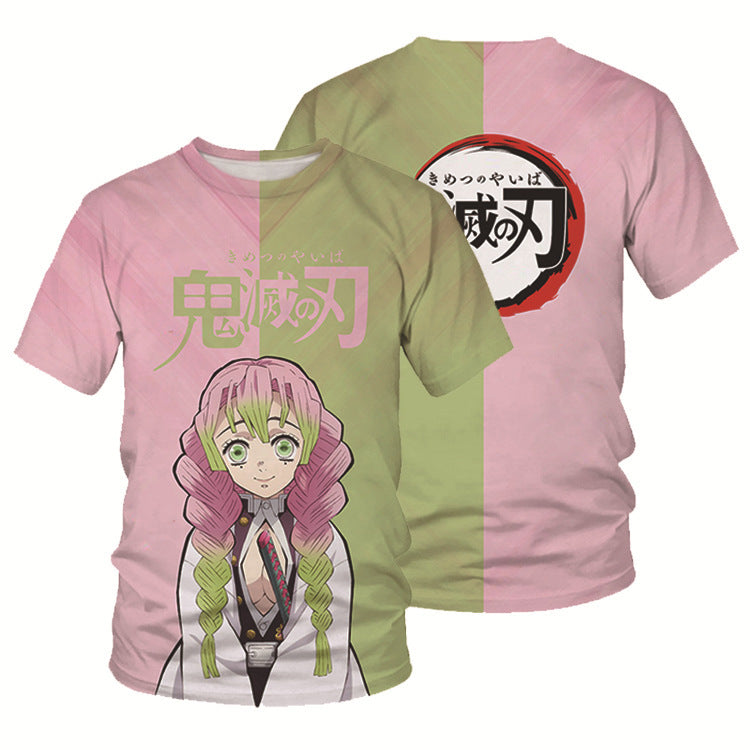 Kimetsu No Yaiba T-shirt Unisex Demon Slayer 3d T Shirt