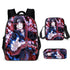 Naruto backpack schoolbags crossbody bag pencil case set