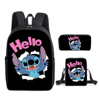 Stitch Schoolbag stitch cartoon backpack shoulder bag pencil case set