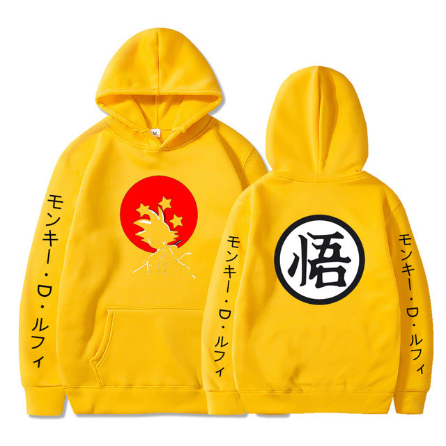 Dragon Ball  Z Hoodie Printed Sweater Anime Sweatshirt Pullover
