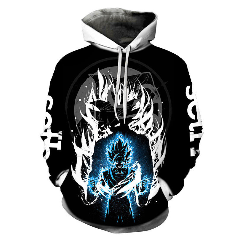 Dragon Ball 3d Printed Pullover Hoodie Sweatshirt