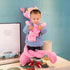 Leopard Pink Panther Doll Stall Plush Toy