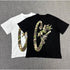 Corteiz Devil Island Camouflage Pistol Letter T Shirt