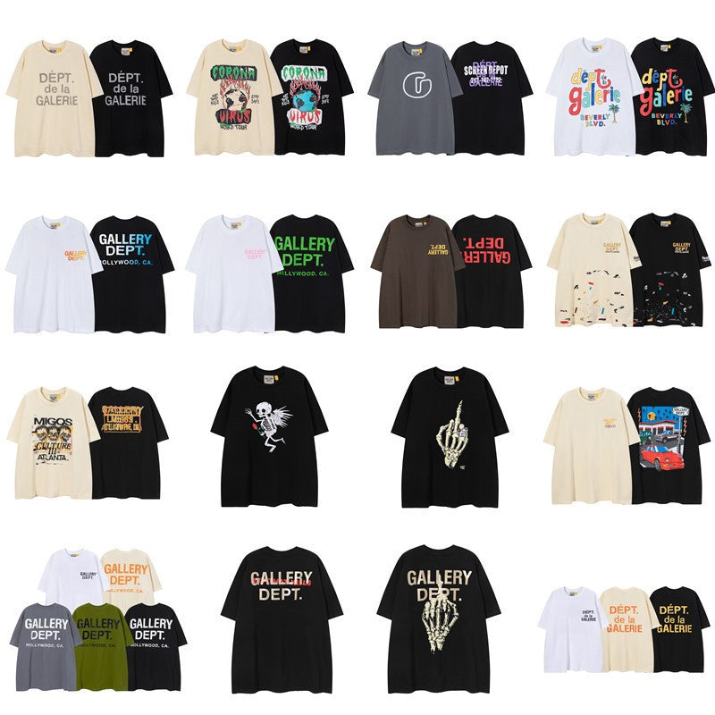 Gallery Dept Letter Slogan Printed T Shirt