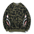 Bape Shark Sweatshirt Ape Printed Hoodie Pullover Sweater