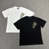 Corteiz Devil Island Camouflage Pistol Letter Printing T-shirt