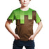 Minecraft 3d Digital Printed T Shirt Unixed T-shirt