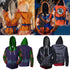 Dragon Ball Cosplay Figure Goku Vegeta Zipper Sweater Men's Hoodie Coat Sweatshirt Pullover