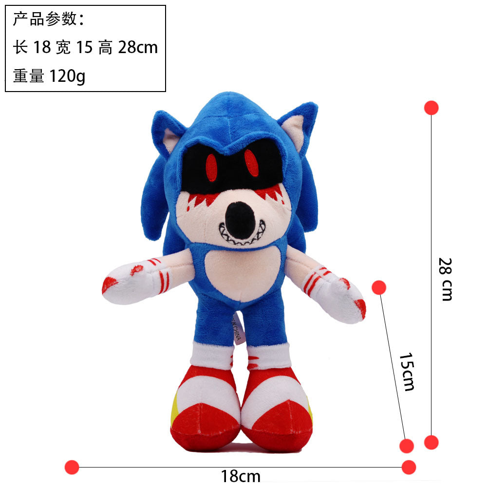 Super Sonic Plush Toy Tarsnak Hedgehog Doll