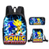 Sonic Schoolbag backpack lunch box pencil cases set