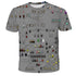 Minecraft 3d Printed T Shirt Unixed T-shirt