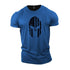 Flag Helmet Fitness  T-shirt Cotton Gym T Shirt