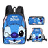 Stitch Schoolbag stitch cartoon backpack shoulder bag pencil case set