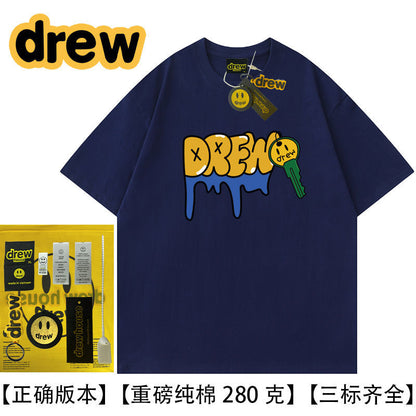 Drew Hussry Smiling Face Hip Hop T-Shirt - product image 12