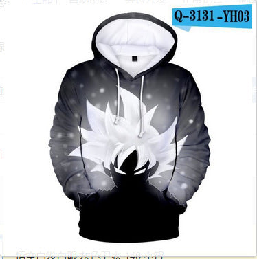 Anime Dragon Ball 3d Digital Printed Hood Sweater Hoodie Pullover Sweatshirt
