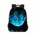 Abstract backpack schoolbag