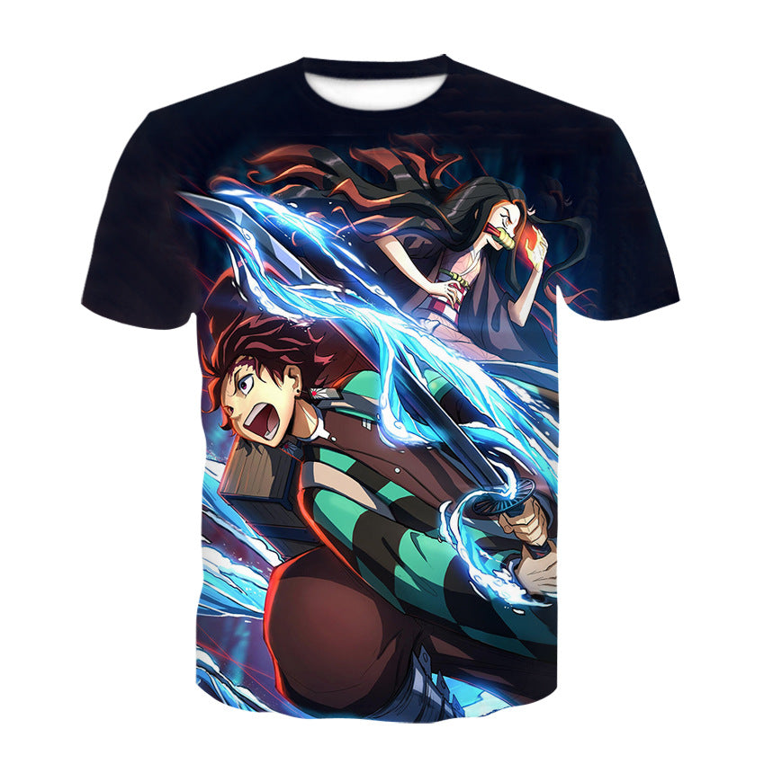 Kimetsu No Yaiba Demon Slayer 3d Printd T Shirt Unisex T-shirt