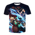 Kimetsu No Yaiba Demon Slayer 3d Printd T Shirt Unisex T-shirt