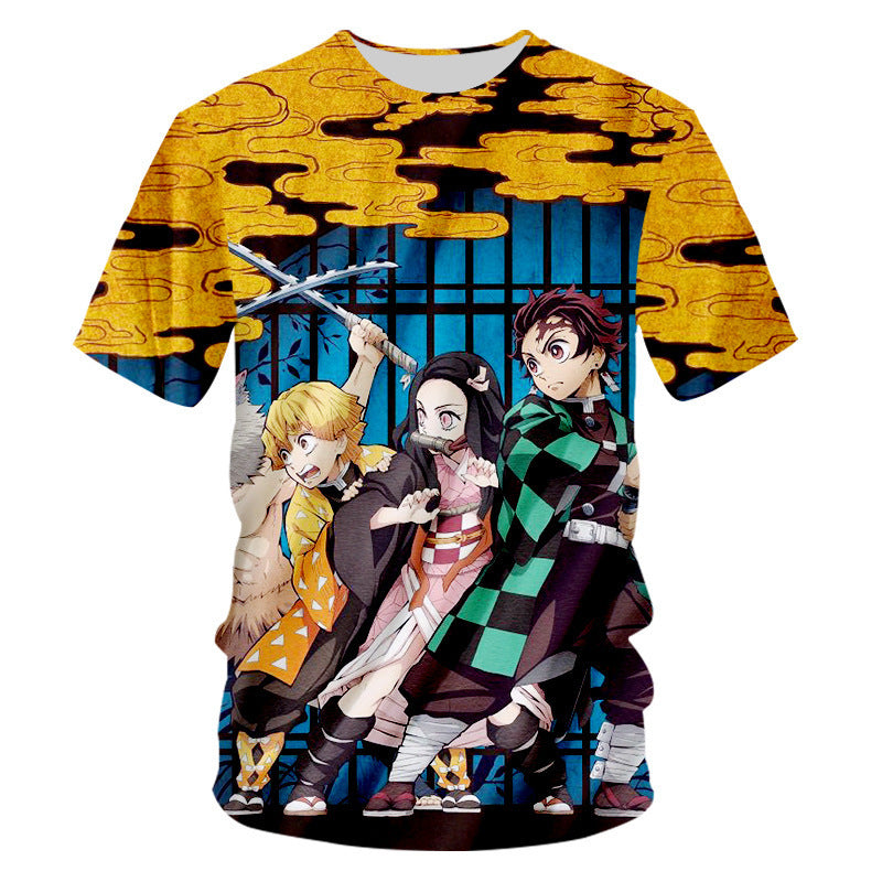 Kimetsu No Yaiba T-shirt Demon Slayer 3d T Shirt