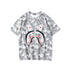 Bape Ape Shark Printed T Shirt