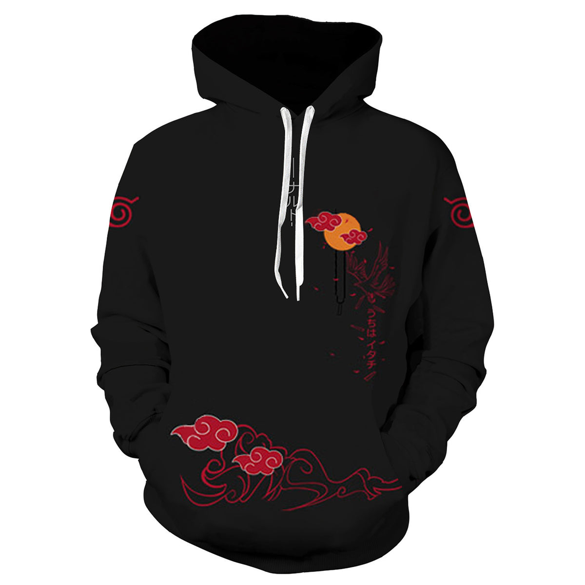 Naruto 3D Hoodie Sweatshirt Jacket Pullover