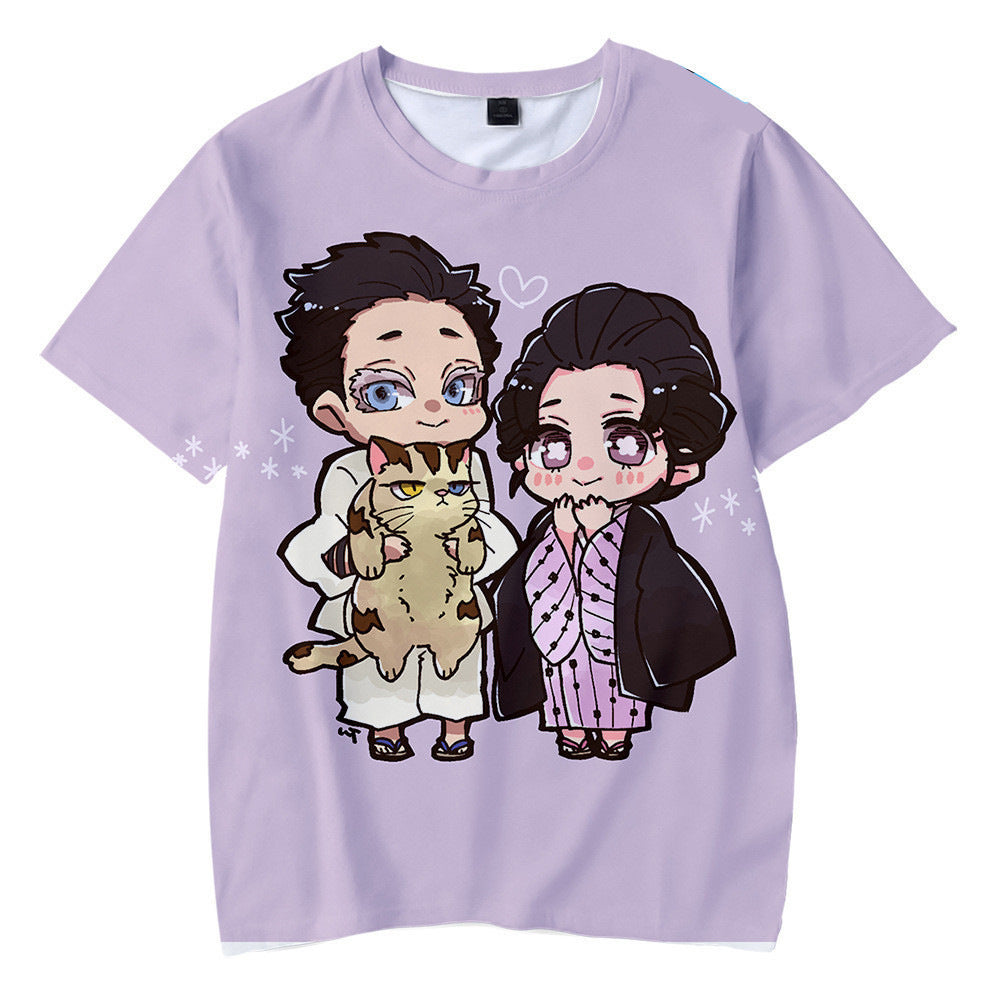 Kimetsu No Yaiba T Shirt Unisex Demon Slayer 3d Printed T-shirt