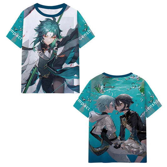 Genshin impact Unisex T Shirt 3d Printed T-shirt